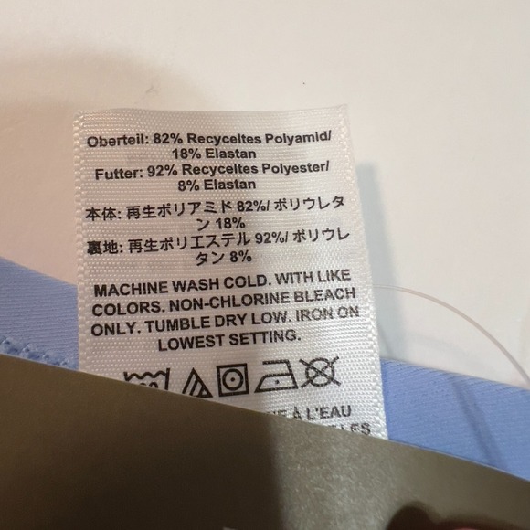 J.Crew Balconette Underwire Bikini Top Peri Blue BX612 40D Less Coverage NEW - Picture 6 of 7